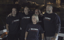 First all-amputee team set Record with English Channel swim in aid of Blesma