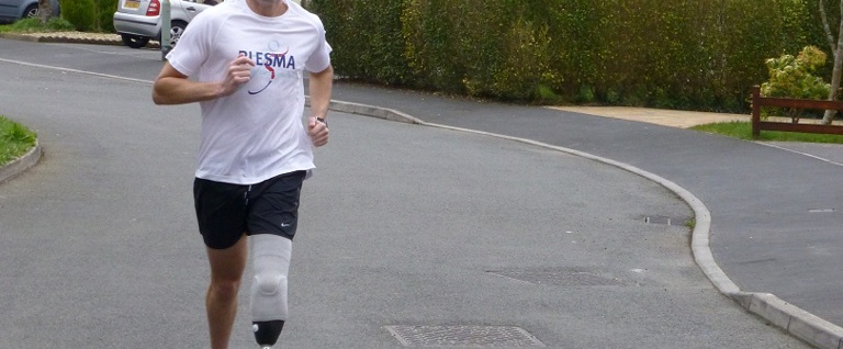 Steve - War amputee and full-time dad will run the Virgin London Marathon