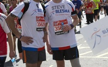 War amputee and fellow serviceman raise almost £4000 at the Virgin London Marathon