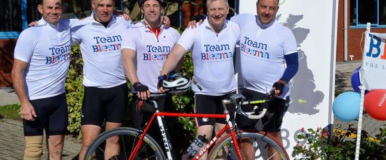 Exeter Cyclists Saddle up for 100 mile Cycle Ride and raise over £2,000 for Limbless Veterans 