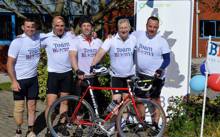 Exeter Cyclists Saddle up for 100 mile Cycle Ride and raise over £2,000 for Limbless Veterans 