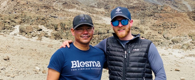 Africa’s highest summit no match for Blesma duo