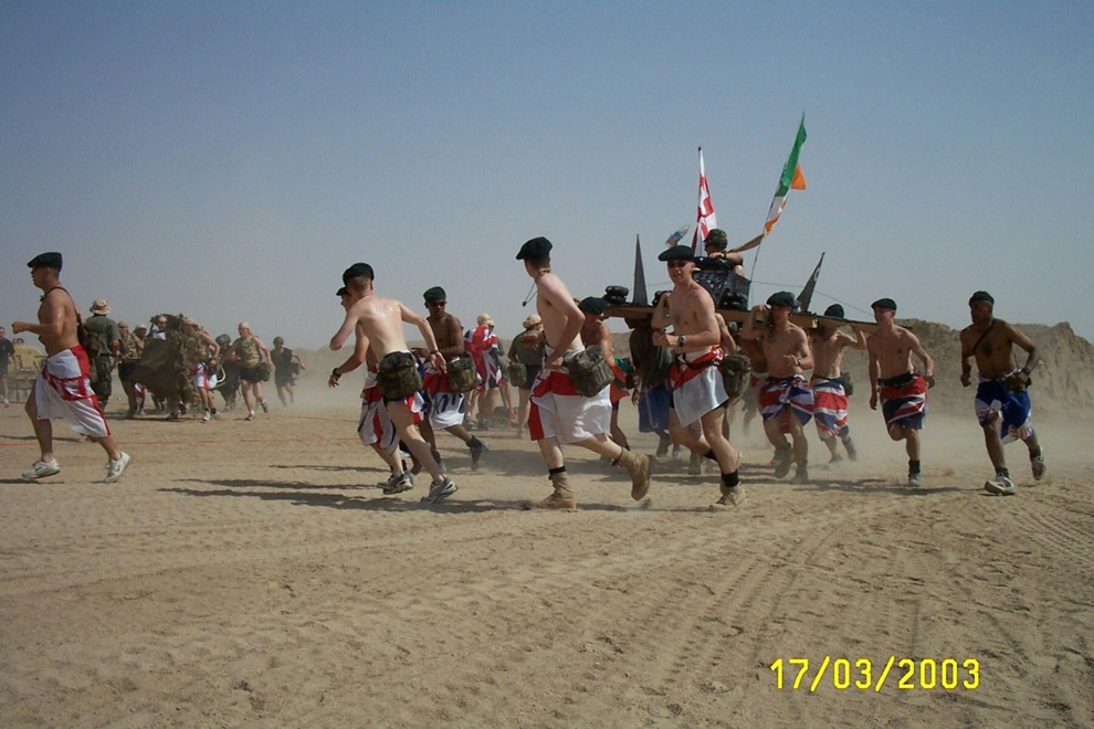 St Patricks Day, Kuwait 2003 (15)