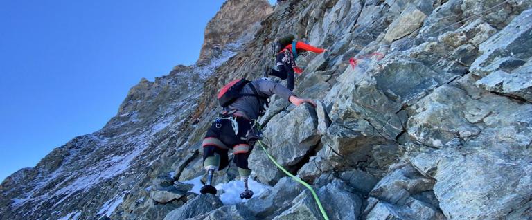 Climbing for recovery 
