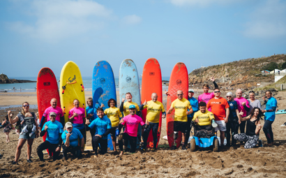 Surfing in Bude 