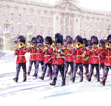 🎄Marching Guardsman Christmas Cards